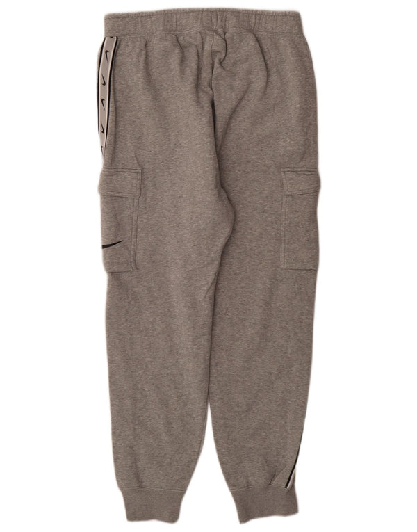 Calça de treino Nike masculina Graphic Cargo Joggers cinza médio manchado