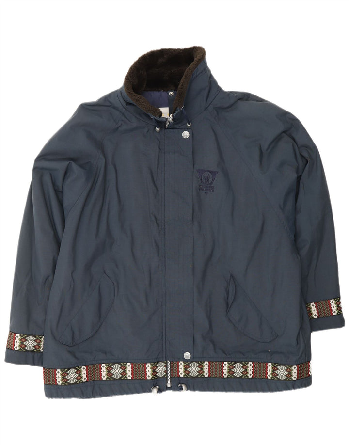 Jaqueta corta-vento feminina grande CIESSE PIUMINI tamanho 48 grande azul marinho