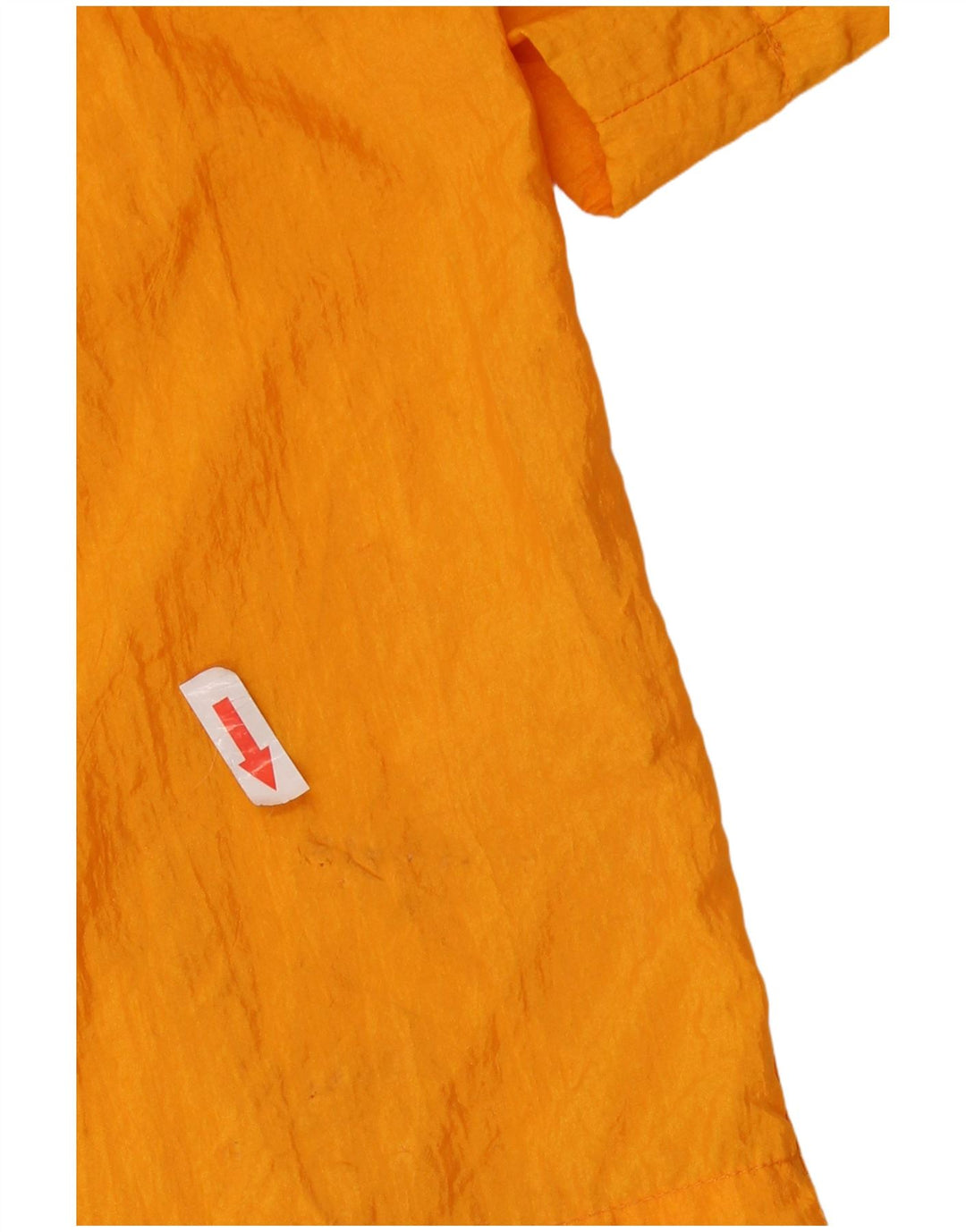 Capa de chuva feminina grande com capuz KRIZIA IT 40 pequena laranja poliamida