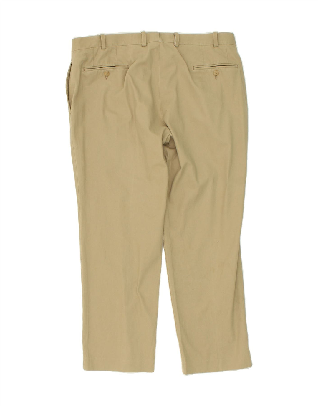 RALPH LAUREN Womens Slim Chino Trousers W36 L27 Beige Cotton Vintage Ralph Lauren and Second-Hand Ralph Lauren from Messina Hembry 