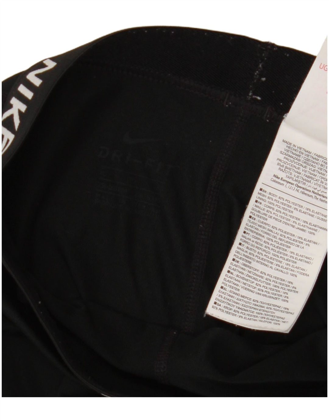 Leggings NIKE Girls Dri Fit Graphic 13-14 Anos XL Preto Poliéster