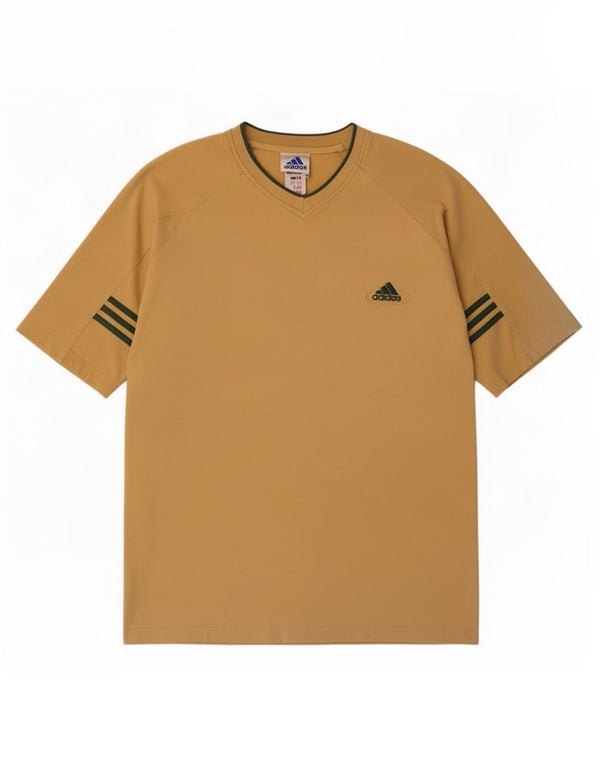 Camiseta masculina Adidas Top UK 48/50 XL algodão bege