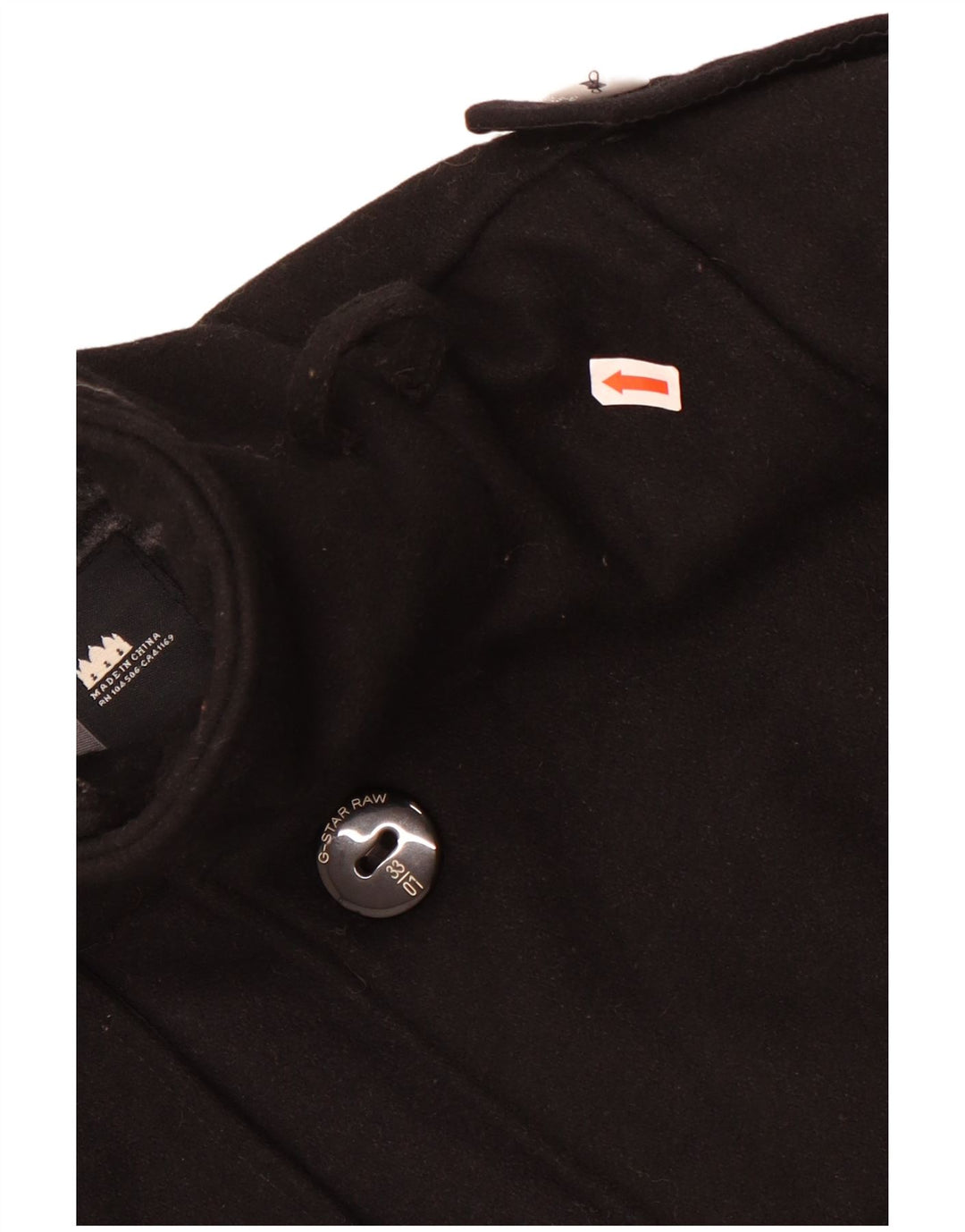 Jaqueta militar masculina G-Star UK 40 grande preta