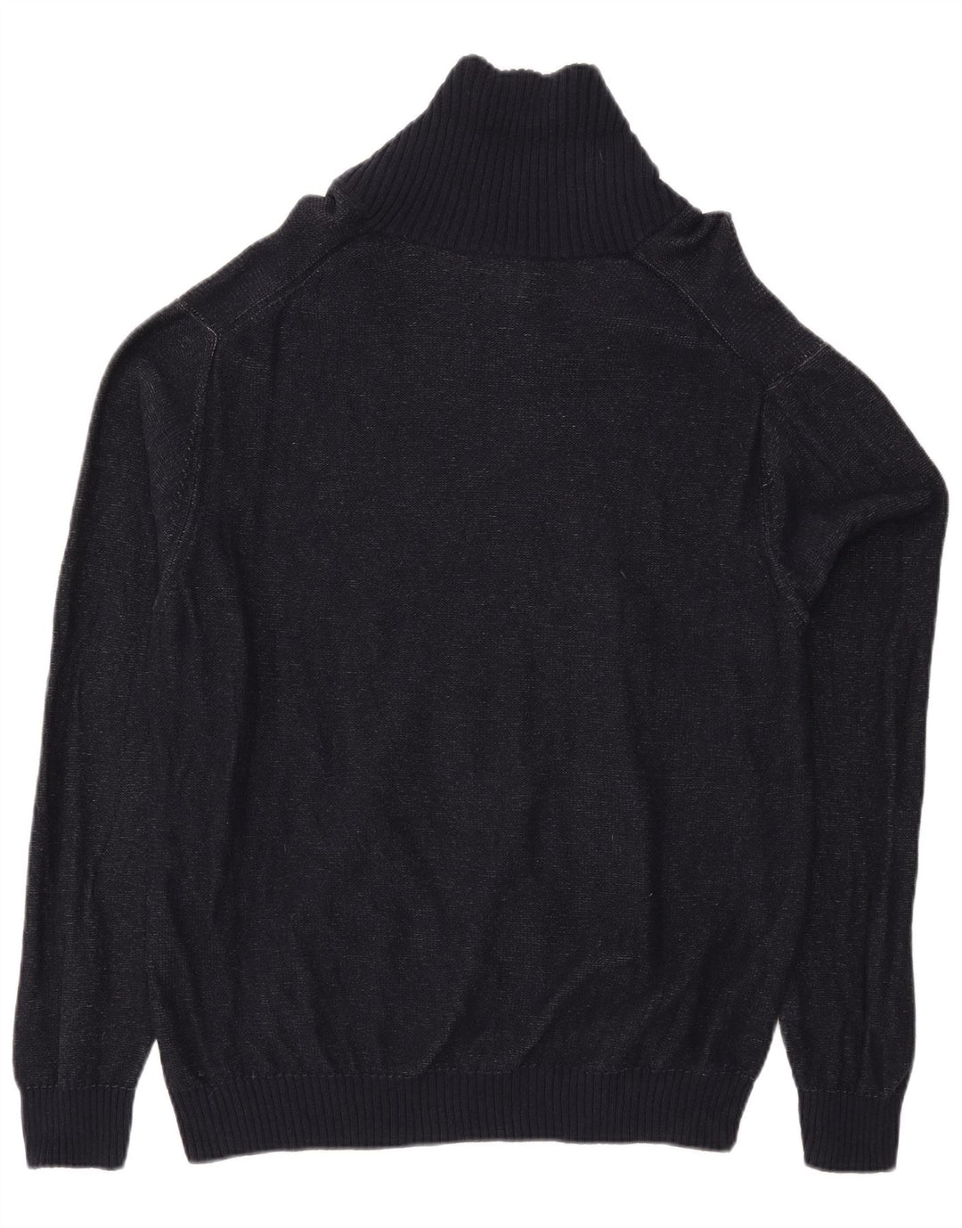 Suéter masculino CHAPS com gola xale XL azul marinho manchado