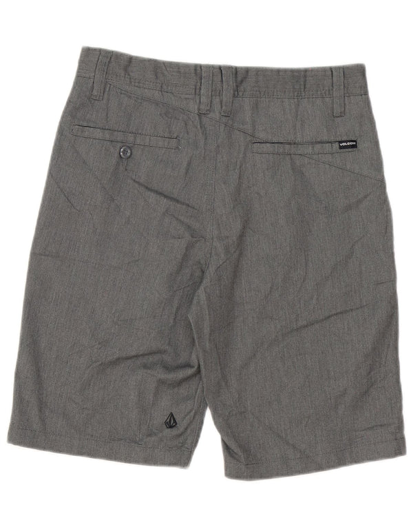 Shorts Chino Meninos Volcom 15-16 Anos W28 Cinza Poliéster