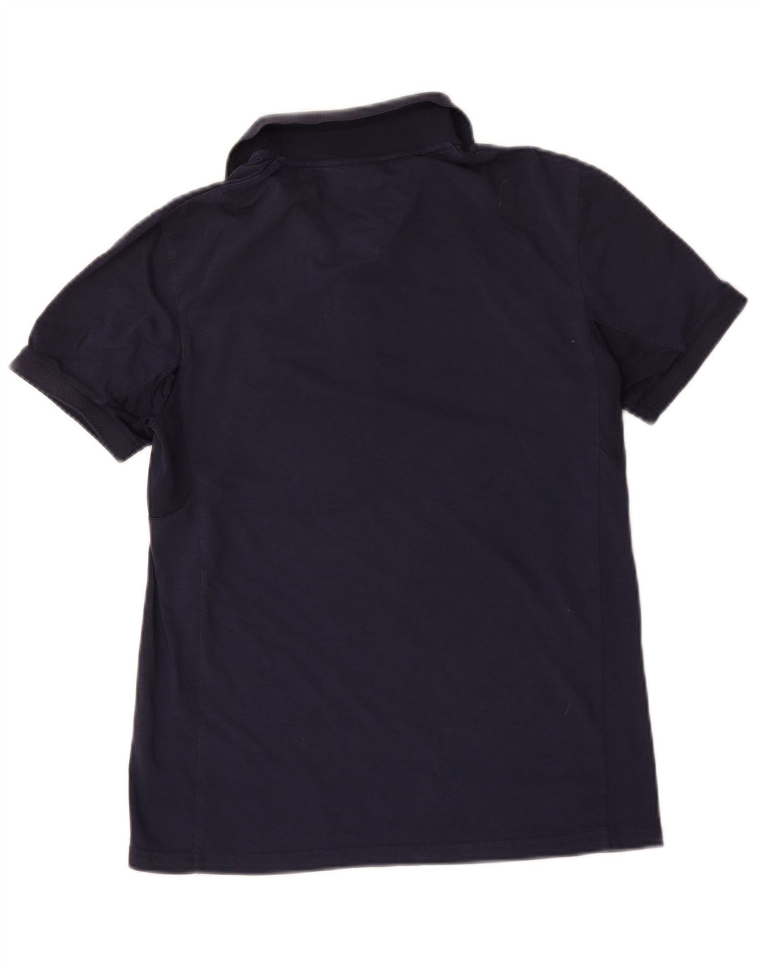 Camisa polo masculina Lyle & Scott pequena azul marinho algodão