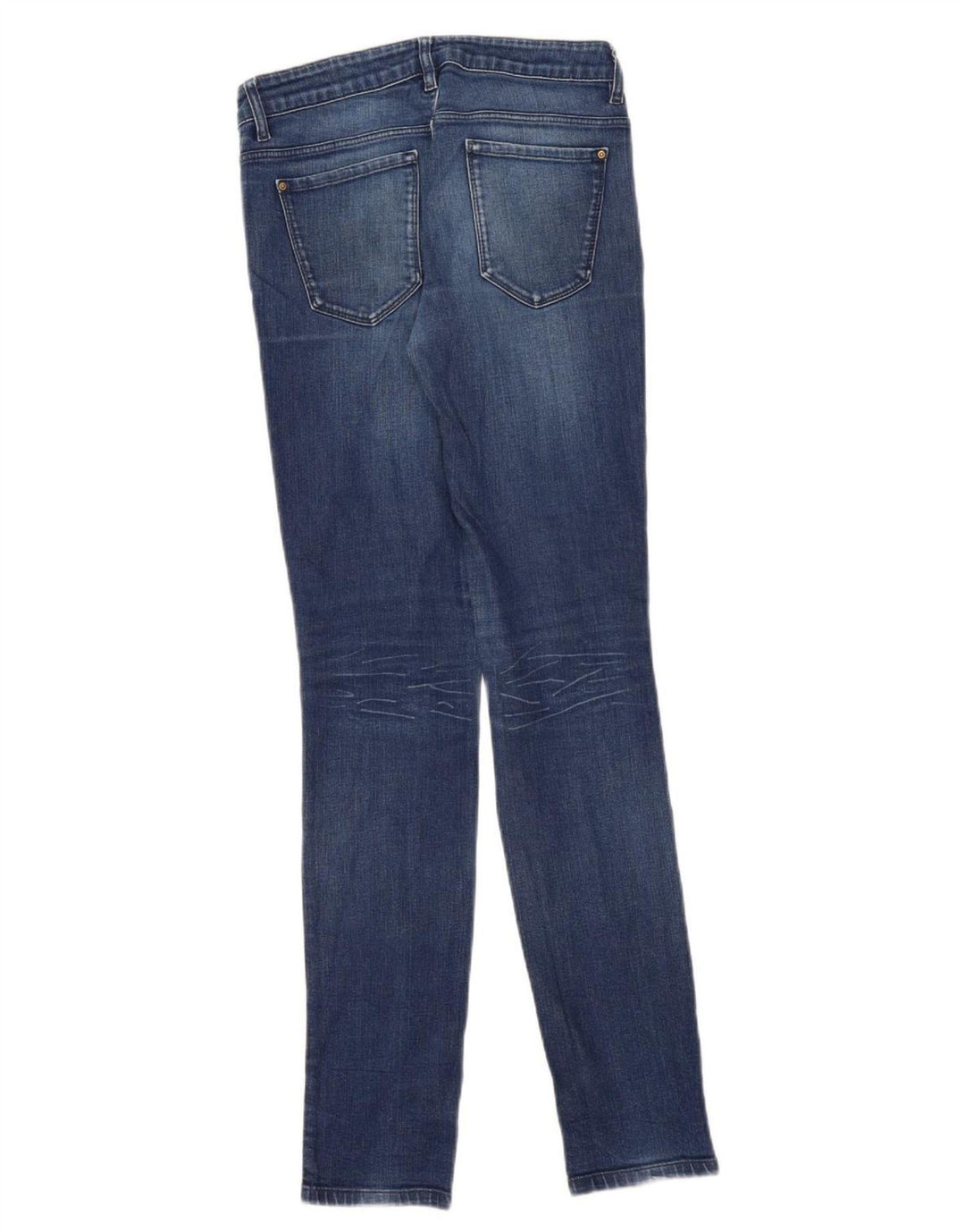 Jeans Slim Feminino Massimo Dutti EU 36 XS W26 L32 Azul Marinho