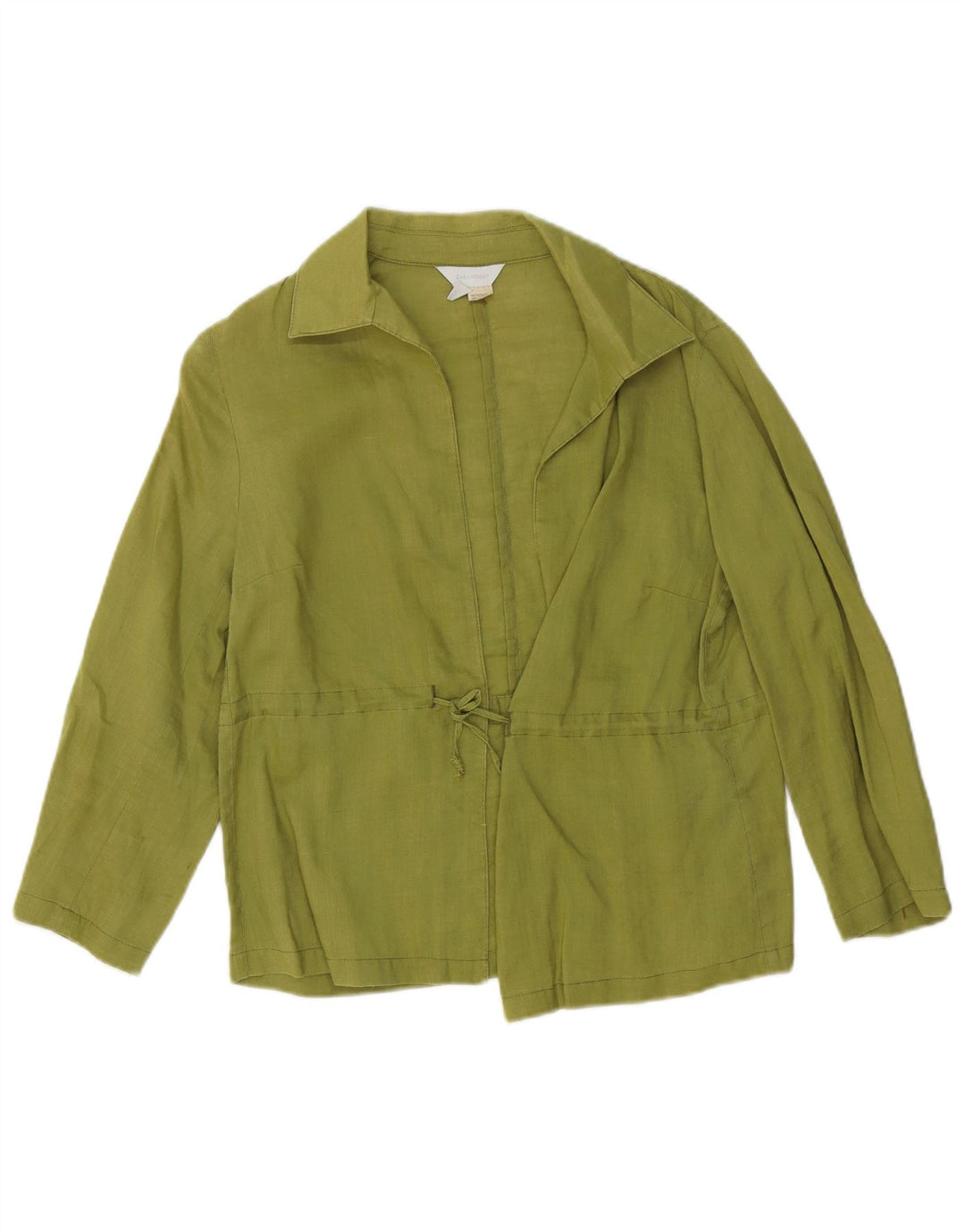 Jaqueta blazer feminina Zara Reino Unido 16 grande rami verde