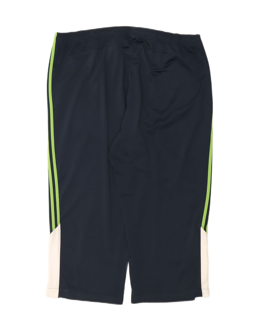 Calça de treino Adidas masculina Capri 2XL azul marinho colorblock poliéster