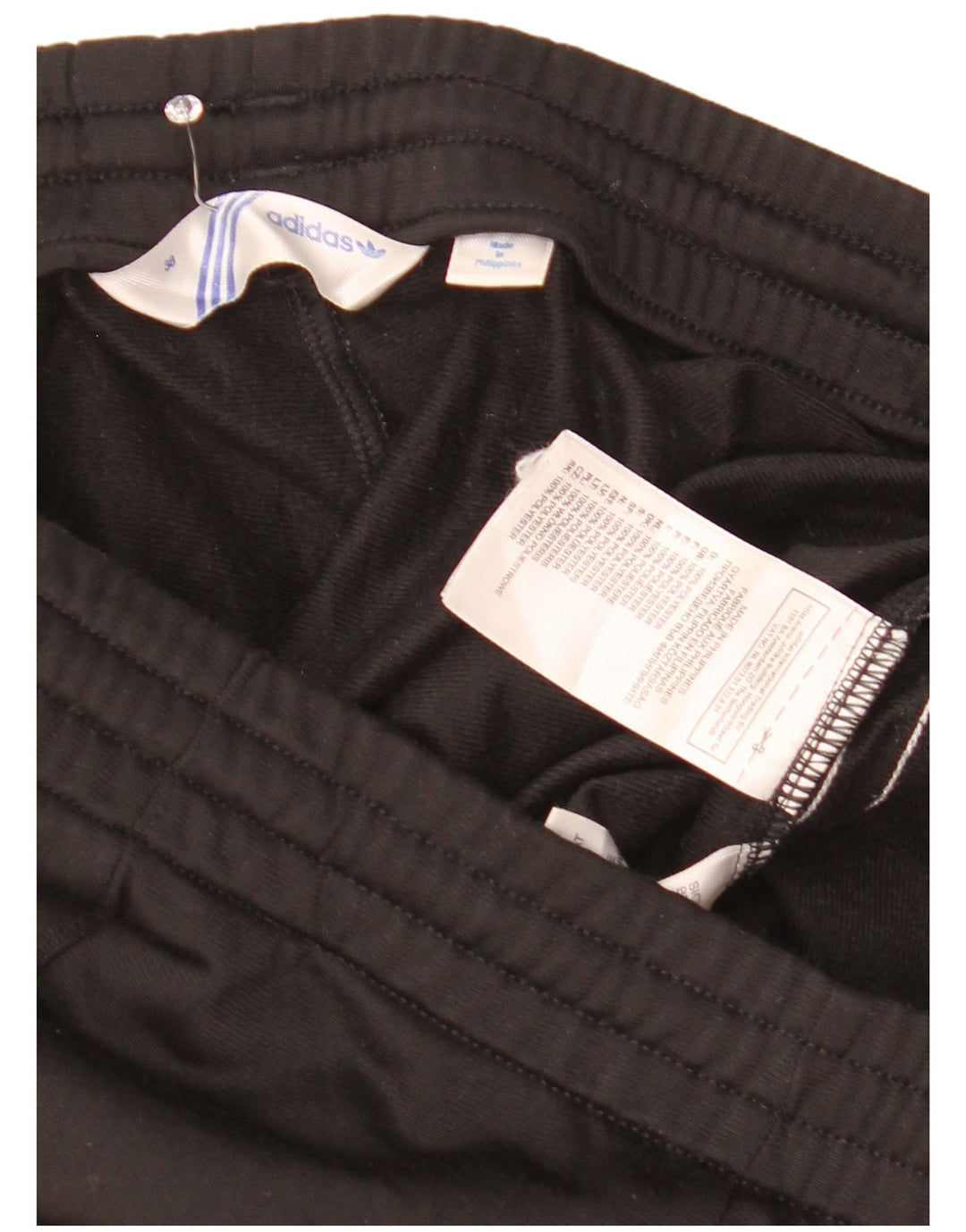 Calça de treino feminina Adidas EU 38 poliéster preto médio