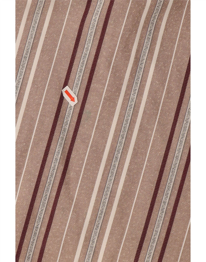 Camisa masculina VINTAGE XL listrada cinza