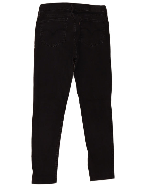 Levi's Womens Skinny Jeans W29 L27 Black Cotton