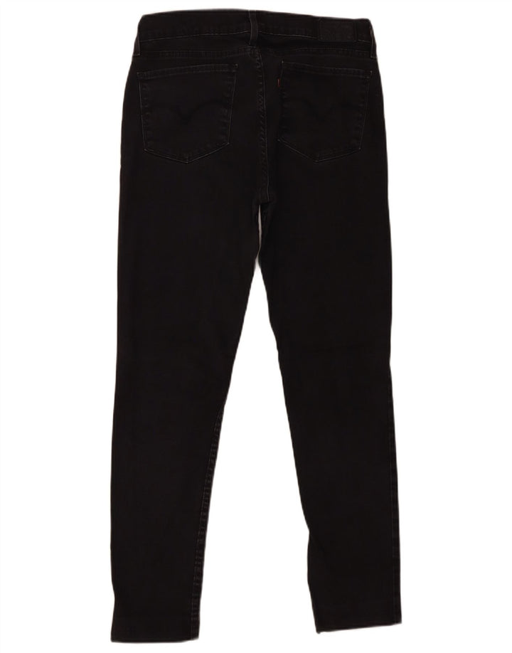 Jeans skinny feminino Levi's W29 L27 algodão preto
