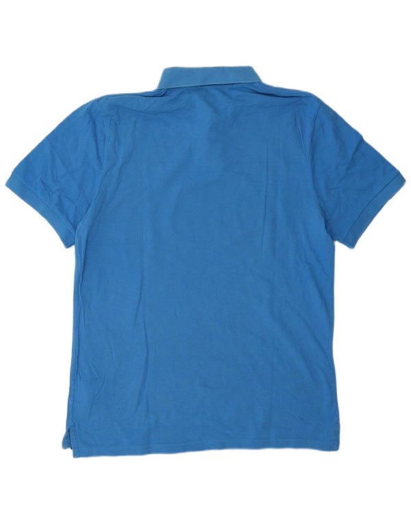 Camisa polo masculina Nike grande algodão azul