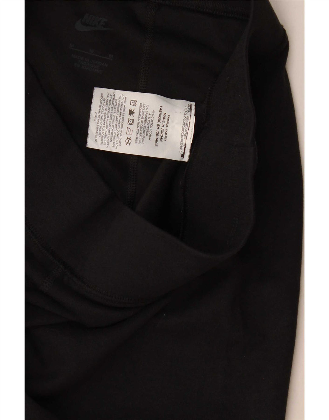 Leggings Nike Femininas Graphic UK 12 Médio Algodão Preto