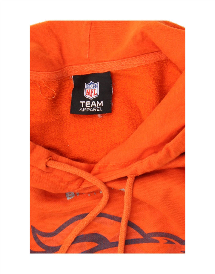 NFL Mens Denver Broncos Graphic Hoodie Jumper XL Orange Vintage NFL and Second-Hand NFL from Messina Hembry 