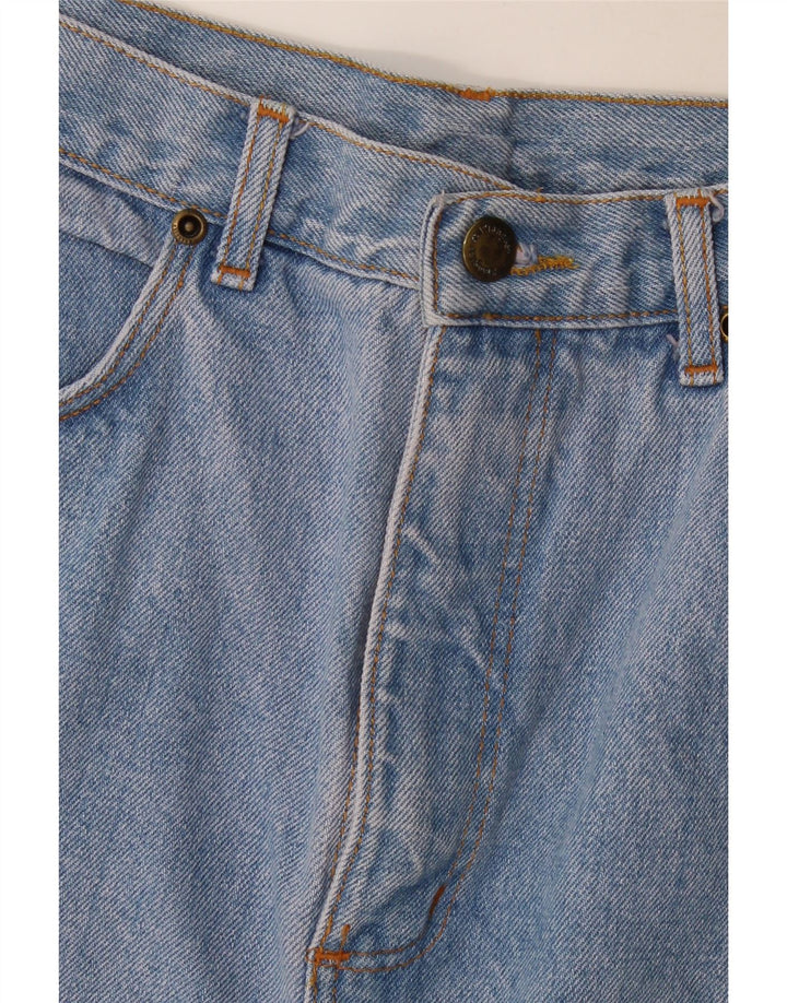 Mini saia jeans feminina Wrangler W30 azul médio