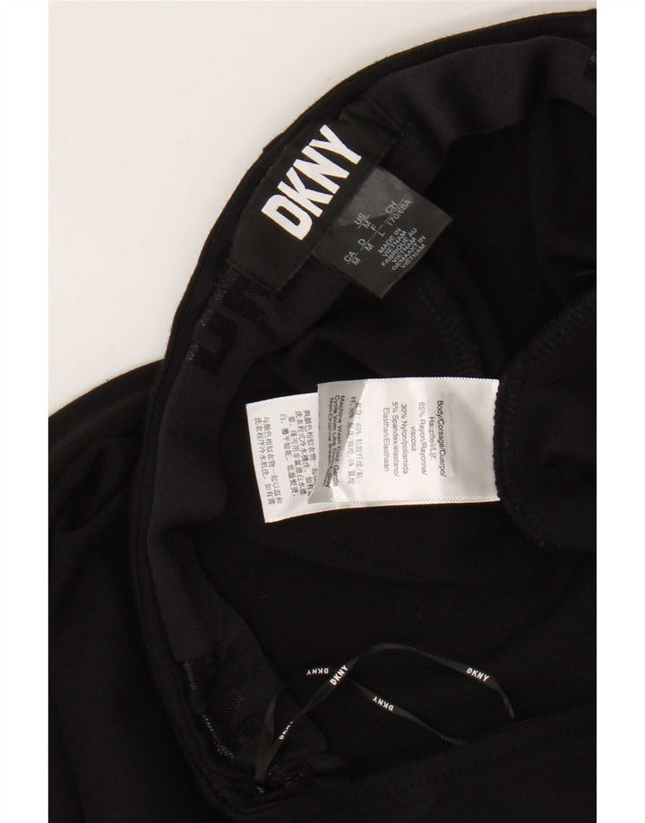 Leggings femininas Dkny UK 14 médio preto rayon