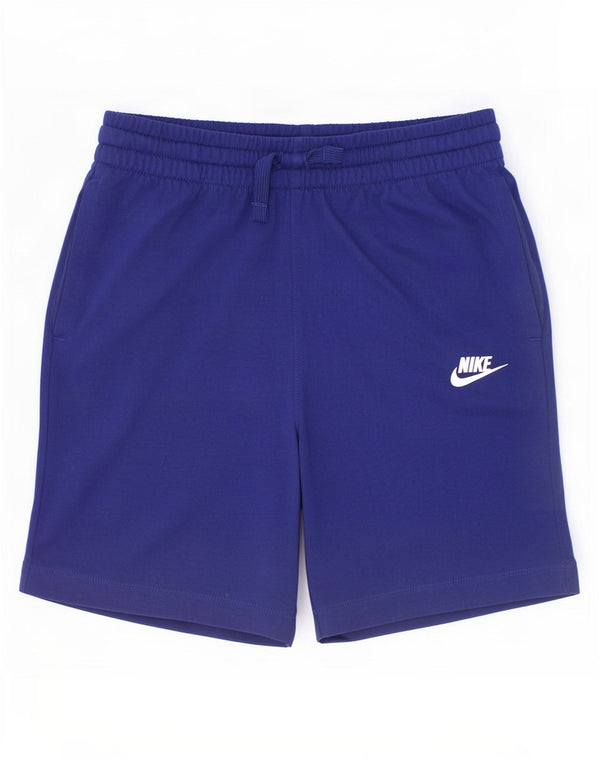 Shorts esportivos Nike Boys Standard Fit 12-13 anos grandes azul marinho poliéster