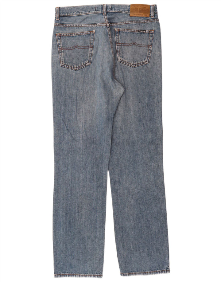 Calça jeans reta masculina Wampum W32 L34 azul