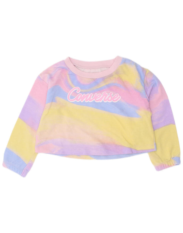 Suéter Converse Baby Girls Crop 18-24 Meses Multicolorido