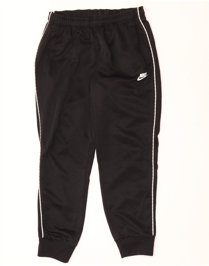 Nike Mens Treino Calças Joggers Pequeno Poliéster Preto