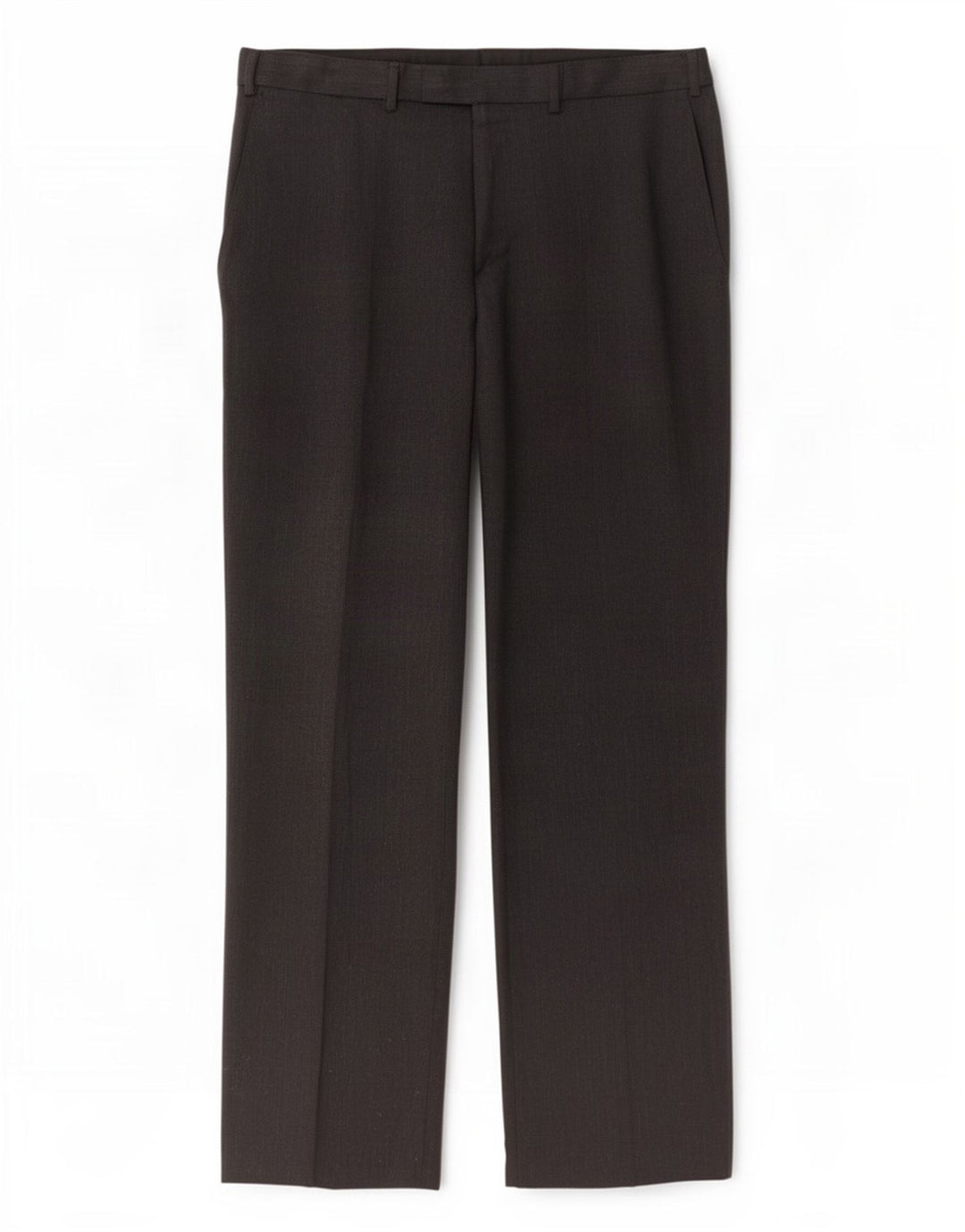 Calça masculina de terno reto Marks & Spencer W36 L31 poliéster cinza