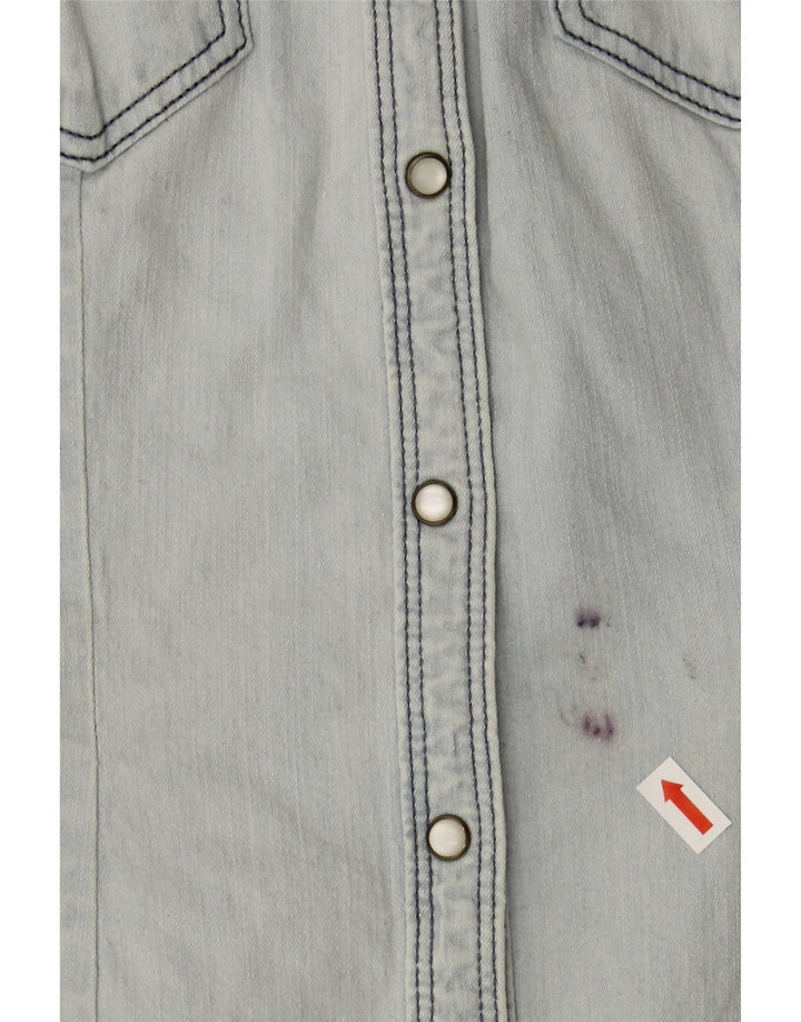H&M Womens Denim Shirt IT 38 XS Blue Cotton Vintage H&M and Second-Hand H&M from Messina Hembry 