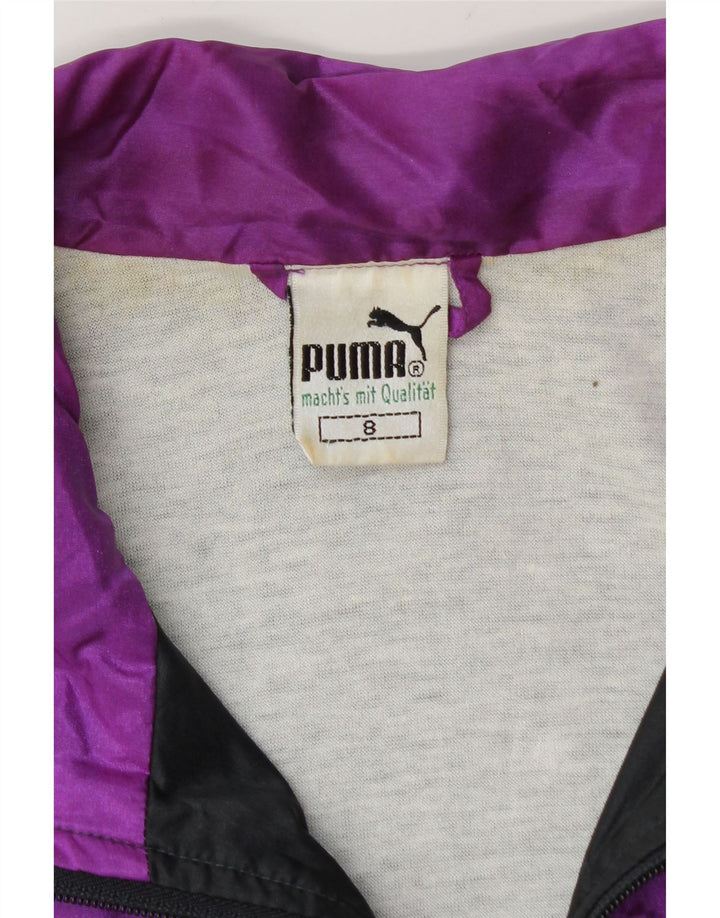 Puma Mens Oversized Tracksuit Top Jaqueta Médio Preto Colourblock Poliamida