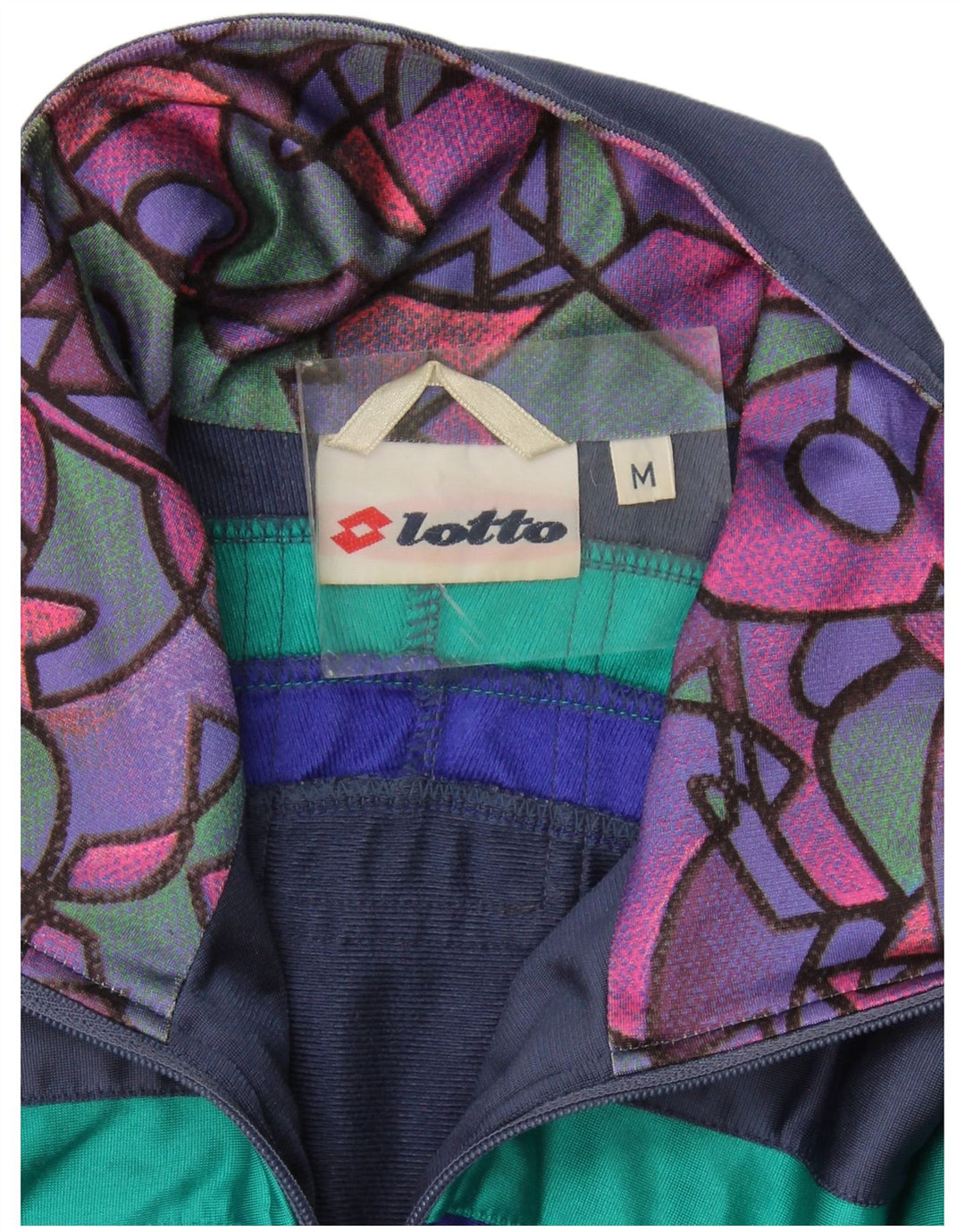 Lotto Mens Treino Top Jaqueta Médio Azul Marinho Colorblock