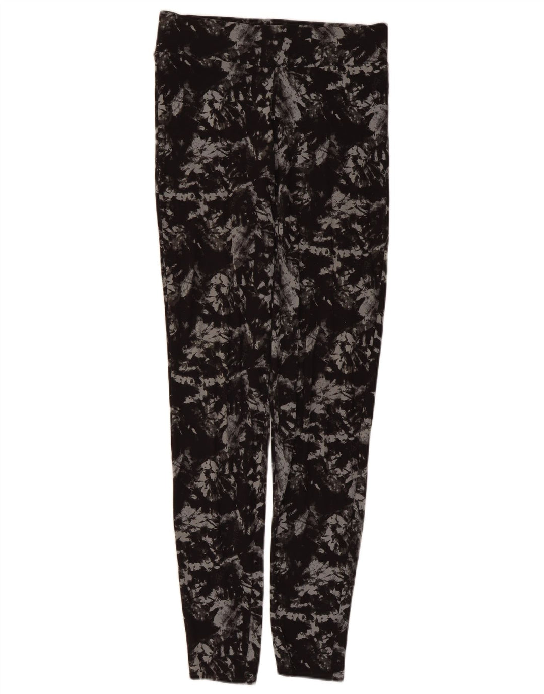 Leggings femininas Marks & Spencer Reino Unido 8 pequenas cinza tie-dye viscose
