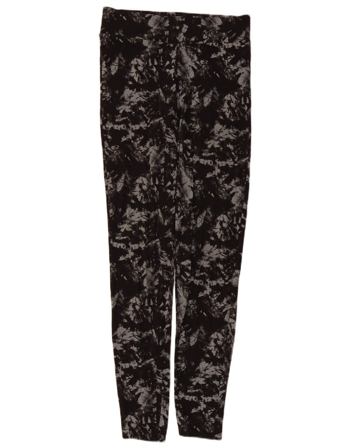 Leggings femininas Marks & Spencer Reino Unido 8 pequenas cinza tie-dye viscose