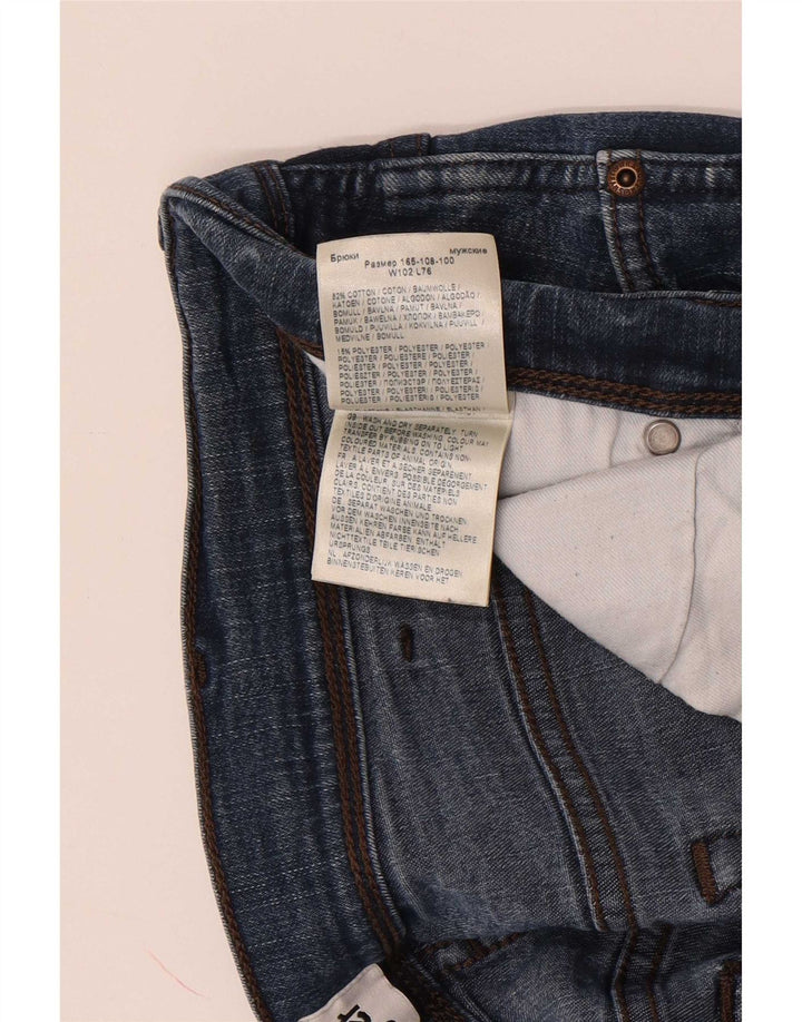 Wrangler Masculino Texas Straight Jeans W40 L30 Azul Algodão