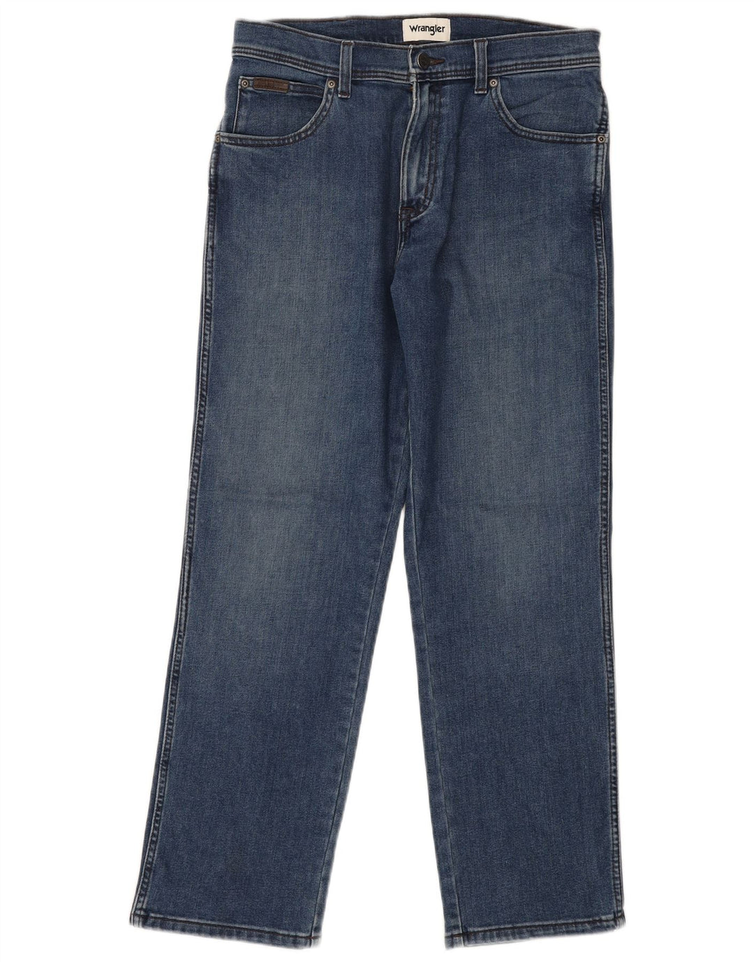 Jeans retos femininos WRANGLER W32 L30 algodão azul