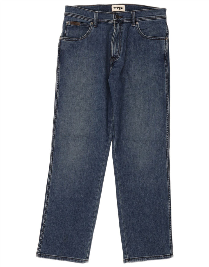 Jeans retos femininos WRANGLER W32 L30 algodão azul