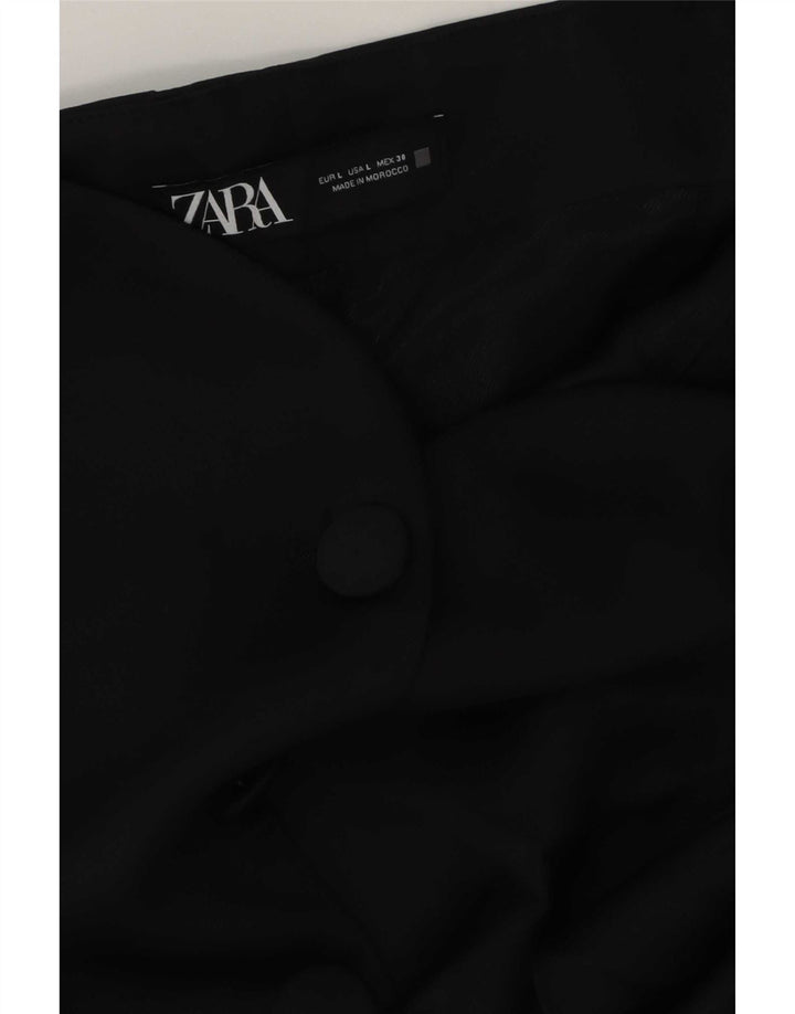 Zara Womens Strapless Top Reino Unido 14 Grande Preto