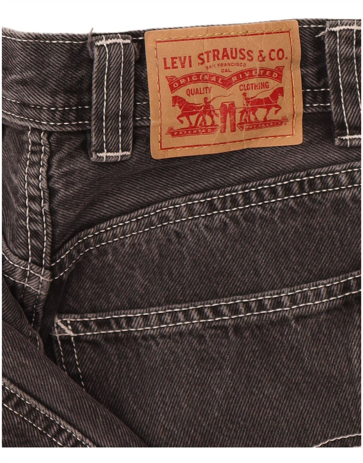 Jeans feminino Cargo Tapered Levi's W25 L26 algodão cinza