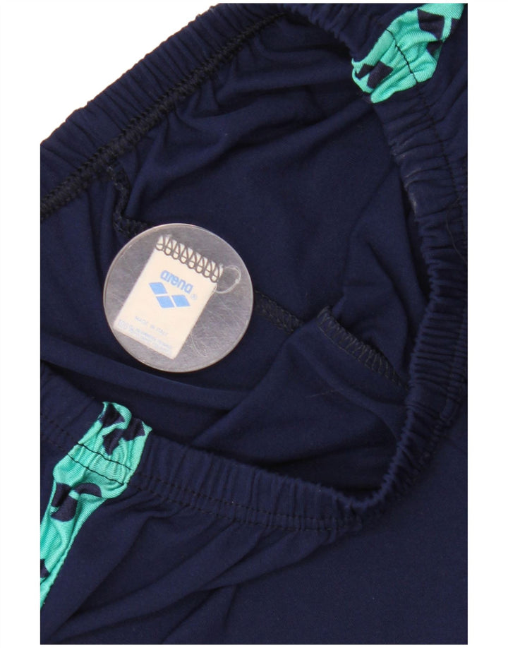 Arena Leggings Femininas Graphic IT 46 Grande Azul Marinho Colourblock Poliamida