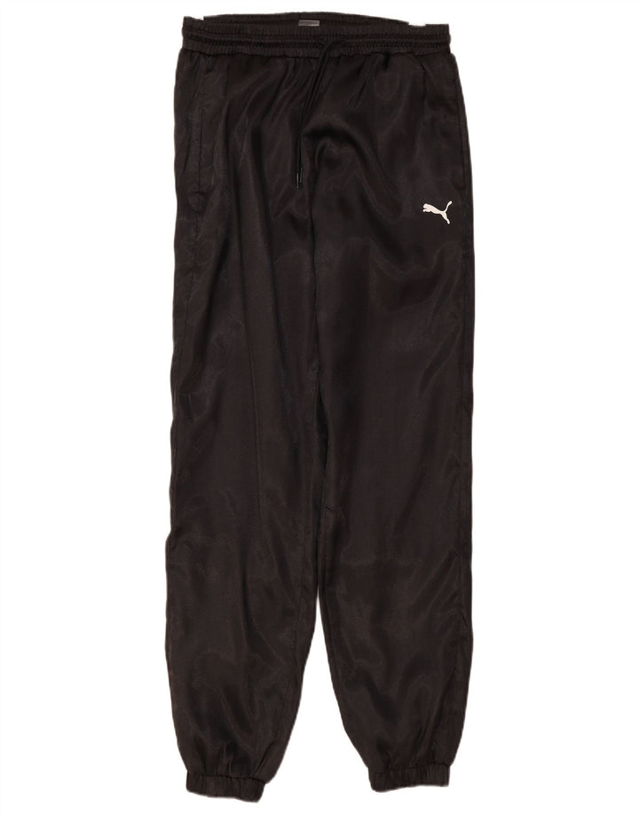 Calça de treino feminina Puma Joggers UK 14 médio preto poliéster