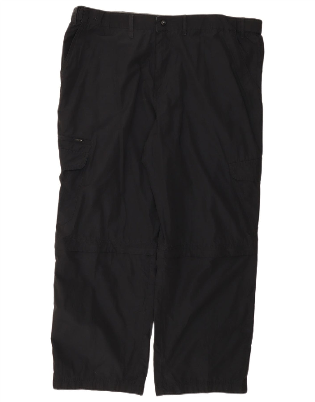 Calça cargo reta masculina Marks & Spencer W42 L29 poliamida preta