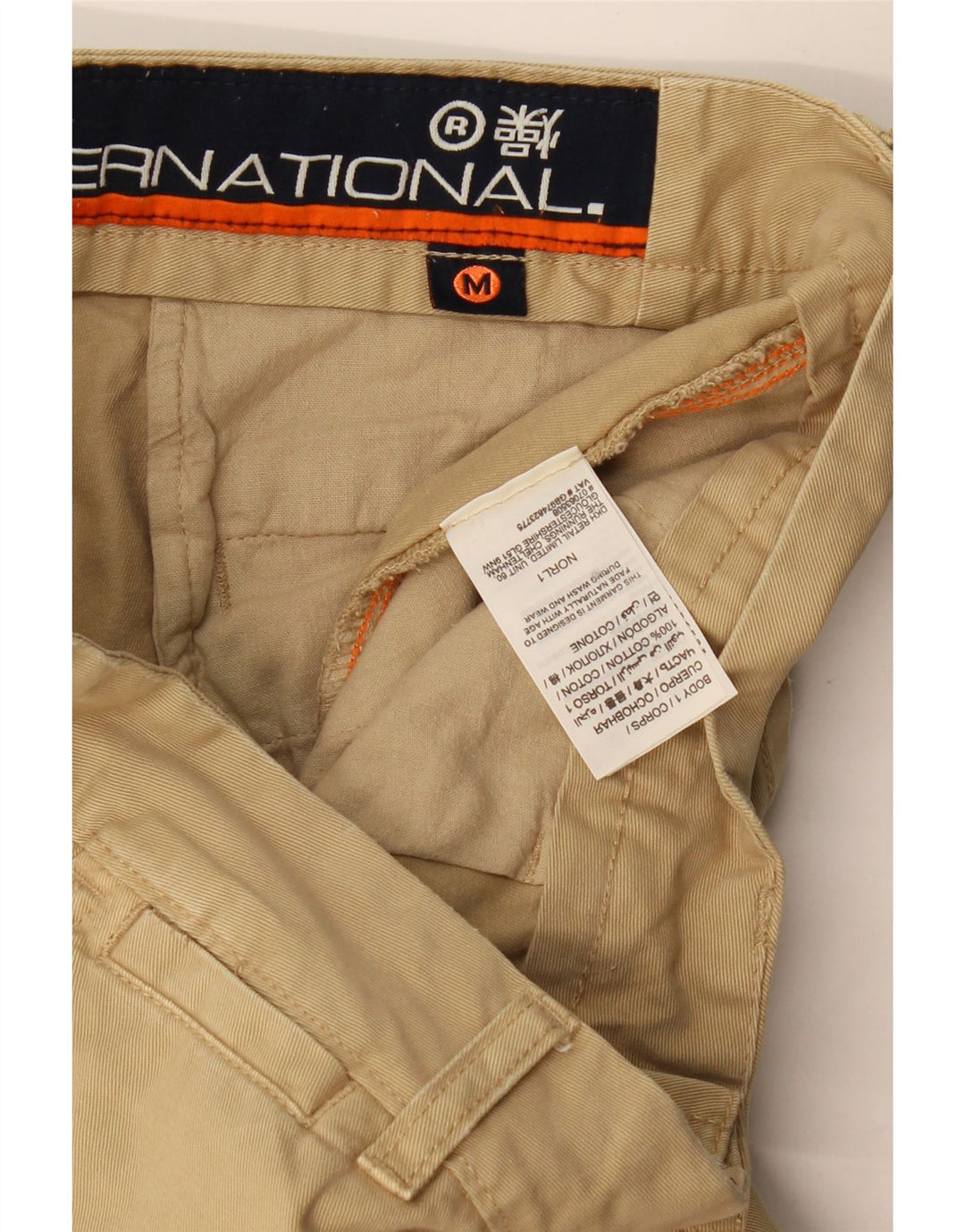 Superdry Mens Chino Shorts Médio W32 Algodão Bege