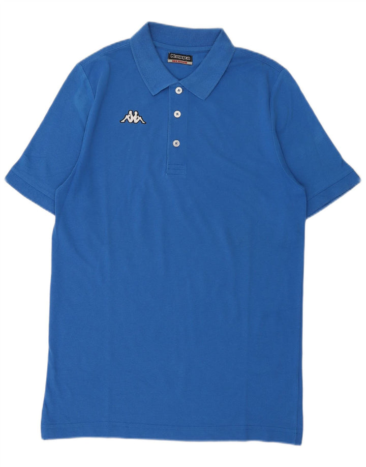 Camisa polo masculina KAPPA algodão azul médio