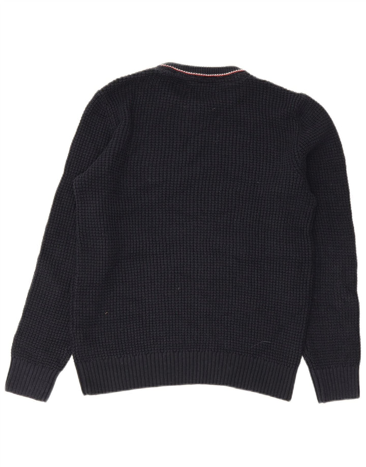 Suéter masculino Jack & Jones com gola redonda e acrílico azul marinho médio