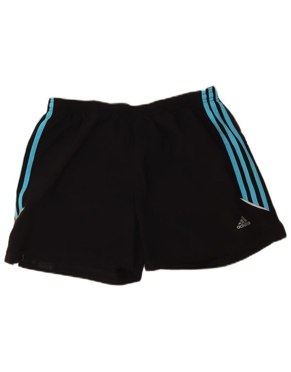 Adidas Womens Clima 365 Sport Shorts UK 12 Médio Preto Poliéster