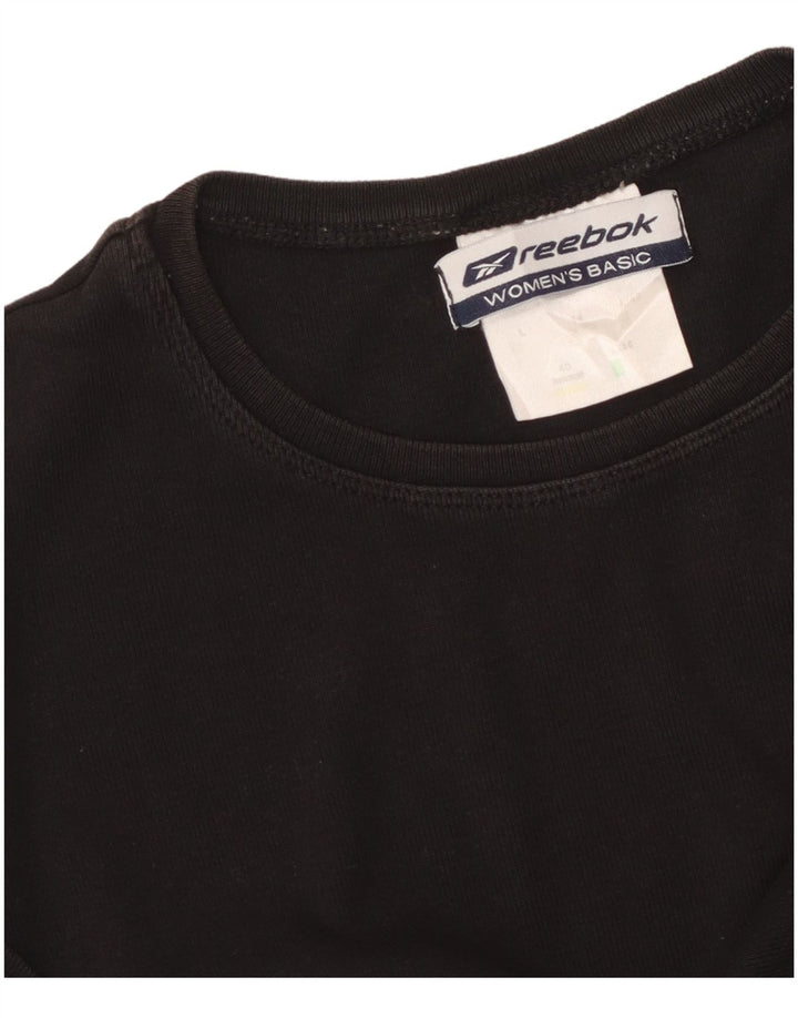 Camiseta Reebok Mulher Top UK 14 Grande Preto