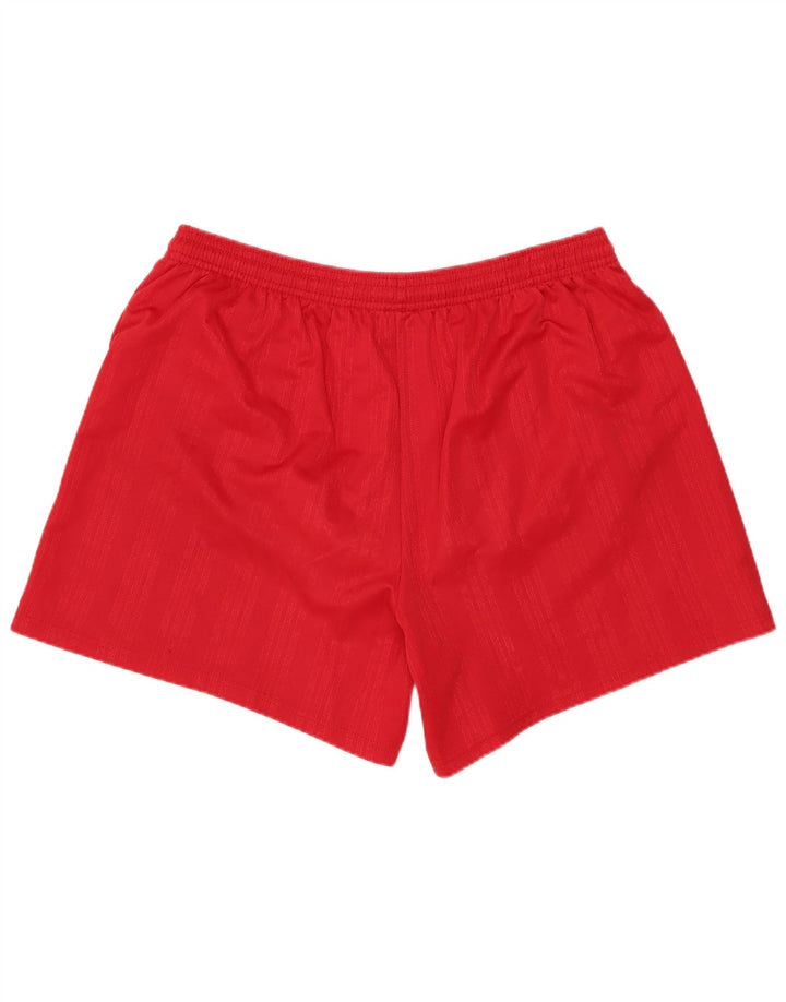 Shorts esportivos masculinos ADIDAS grande poliéster vermelho