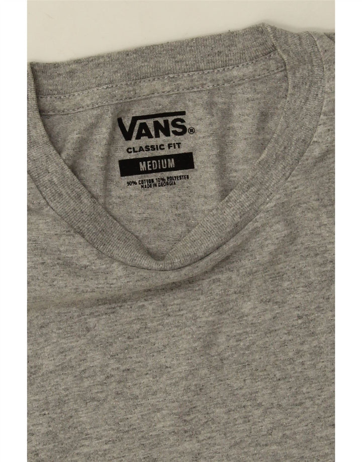 Camiseta masculina Vans Classic Fit Top cinza médio algodão