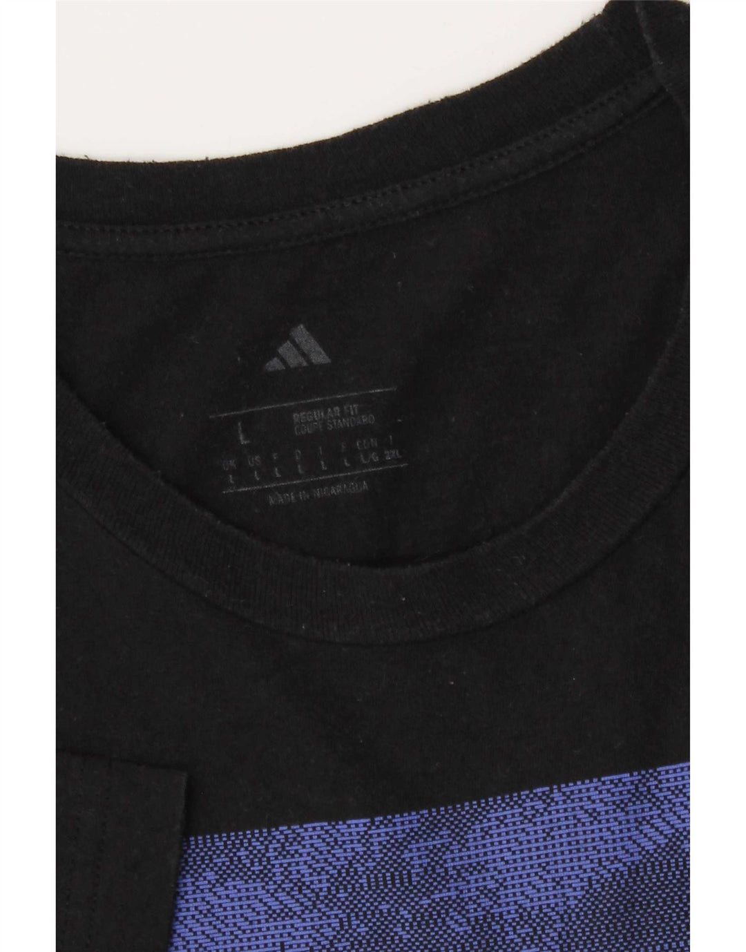 Camiseta Adidas Masculina Regular Fit Graphic Top Grande Preto