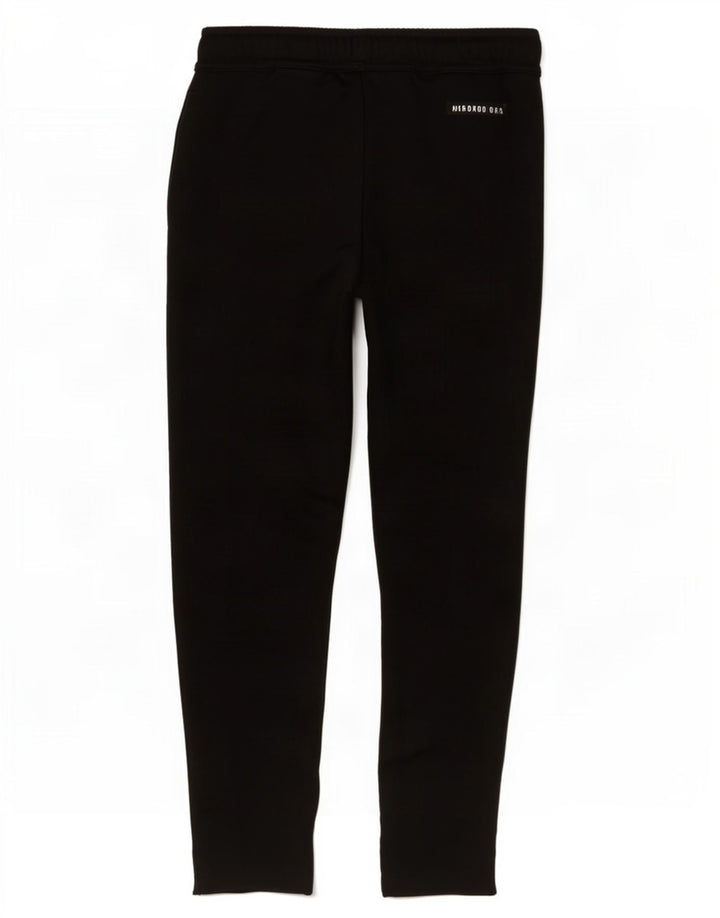 Calças de treino Adidas meninos 7-8 anos preto poliéster