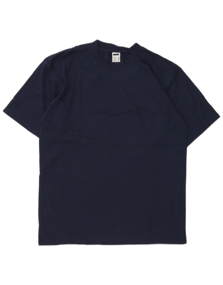 Fila Mens Graphic T-Shirt Top Médio Algodão Azul Marinho
